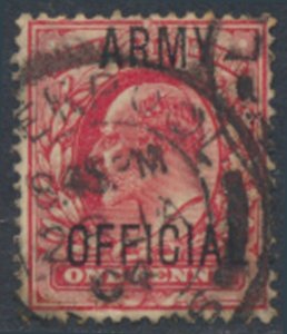 GB  SG O49 SC# O60   Used  ARMY OFFICIAL  see details & scans