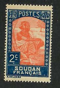 French Sudan; Scott 62;  1931;  Unused; NH