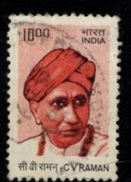 India - #2284 C.V. Raman - Used