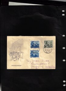 Germany DDR Second Day Cover Mi 479-480 sent to Sweden