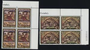 Spain 2223-4 TR Blocks MNh Chrsitmas, Art, Holy Family