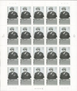 1997 U.S Scott  #3121 32c Benjamin O. Davis Sheet of 20, MNH