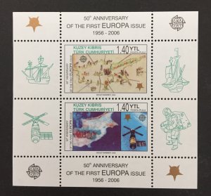 Turkish Cyprus 2006 #607a, Europa 50th Anniversary, MNH.