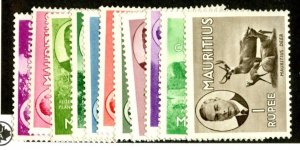 1950 Mauritius Sc.#235-46 missing 243 M* ( 754 BCX2 )