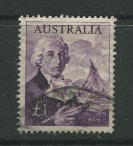 STAMP STATION PERTH: Australia  #378  Used 1963  Single £1 Stamps