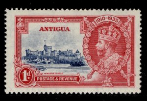 ANTIGUA GV SG91, 1d deep blue and carmine, M MINT. Silver Jubilee