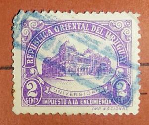 Uruguay 1945 Parcel Post Stamp #Q65 2c Used.