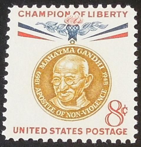 1961 8c Mahatma Gandhi Scott 1175 Mint NH