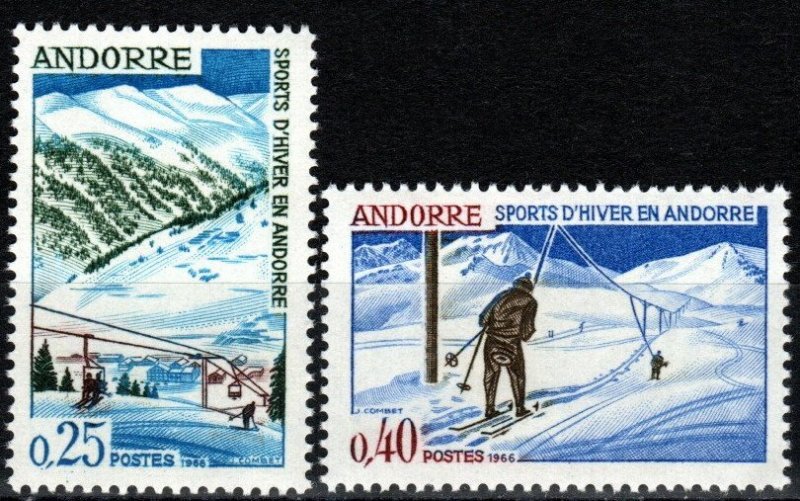 Andorra (Fr) #169-70  MNH CV $4.00  (X6161)