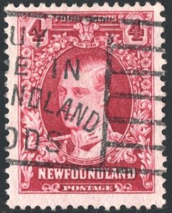 Newfoundland SC#175 4¢ Duke of Windsor: Prince of Wales (1931) Used