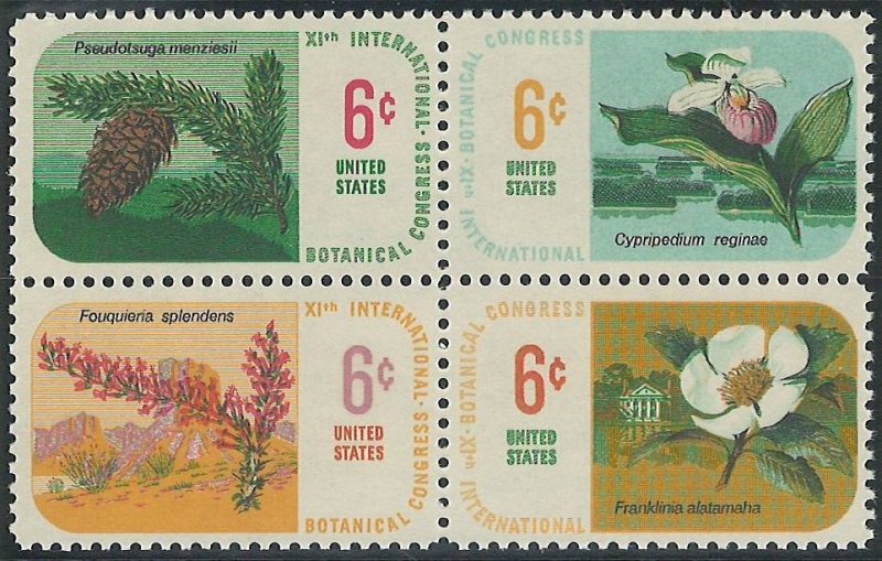 Scott: 1376-1379 United States - Botanical Congress - MNH