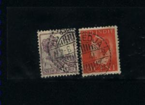 Netherland Indies  2 different used  PD