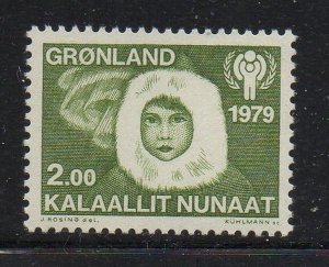 Greenland Sc 111 1979  International Year of the Child stamp mint NH