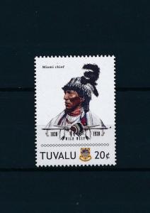 [80909] Tuvalu 2011 Native Americans Indians Miami Chief MNH