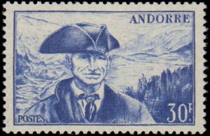 Andorra French Administration #114-123, Complete Set(10), 1949-1951, Never Hi...