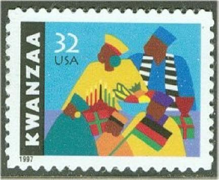 3175 Kwanzaa F-VF MNH single stamp