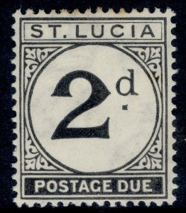 ST. LUCIA GV SG D4, 2d black, M MINT. Cat £24.