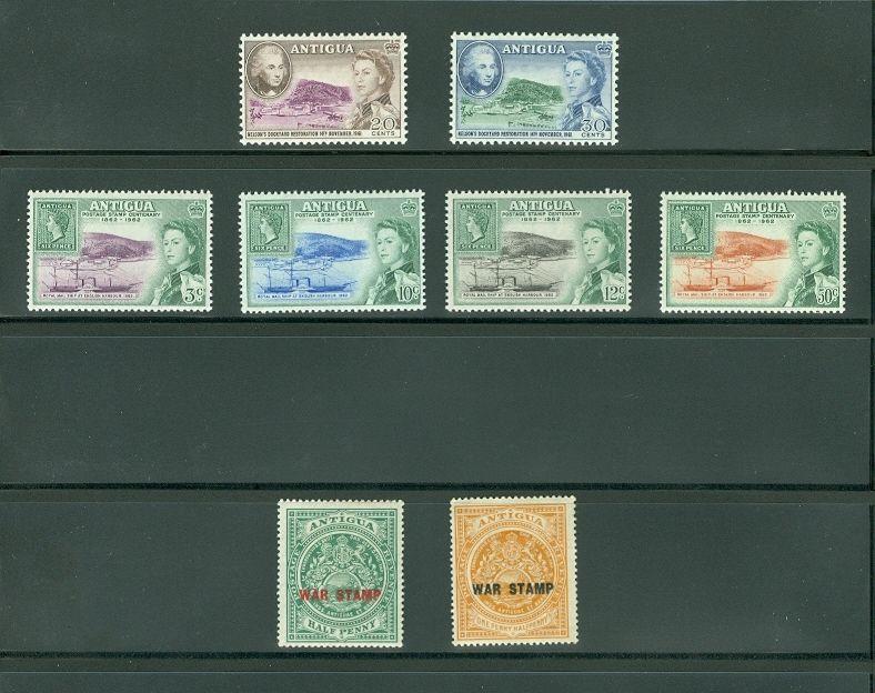 ANTIGUA : Beautiful collection all Mint OG & in Very Fine Condition. SG Cat £466