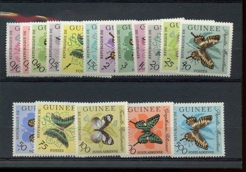 GUINEE #291 TO #304 VF MNH BUTTERFLIES SET Cat $30+