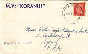 2000, Apia, Western Samoa, Paquebot, M. V. Koranui, See Remark (40390)