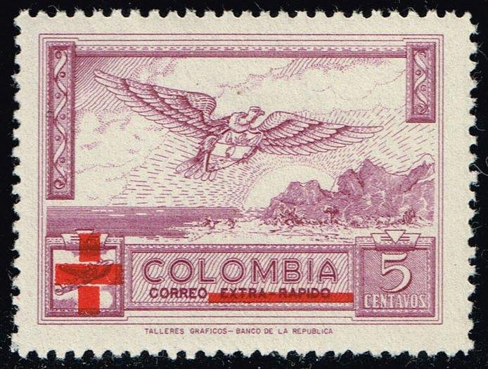 Colombia #RA53 Condor Carrying Shield; Unused (2.00)