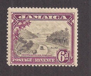 JAMAICA SC# 108   FVF/MOG  1932