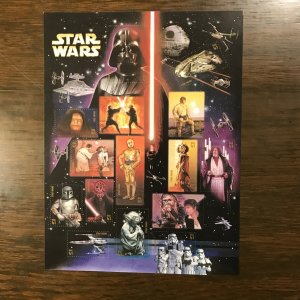 US SCOTT 4143 Sheet/15 41¢ 2007 Star Wars (1) - MNH- Superb