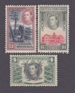 1938 Honduras British 115,121-122 MLH King George VI 142,00 €