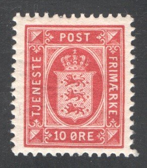 Denmark #O15, Unused,  VF,  CV  4.50   ...   1672057