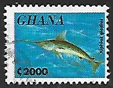 Ghana # 1838 - Swordfish - used   -{GR45}