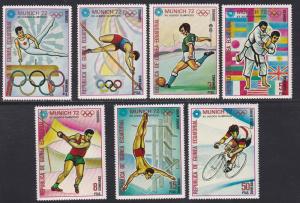 Equatorial Guinea - Munich Olympics, NH Complete Set