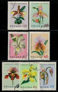 Poland 1346-1352 CTO 1965 Flowers Nature Irises ZAYIX 021622S64M