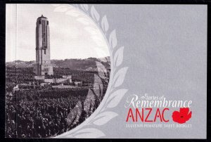 New Zealand 2010 ANZAC Complete Mint MNH Booklet