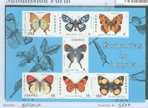 Angola #653A Mint (NH) Souvenir Sheet