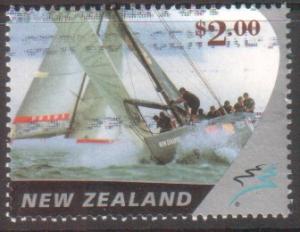 New Zealand 2002 America's Cup $2 Crossing F Used 1827