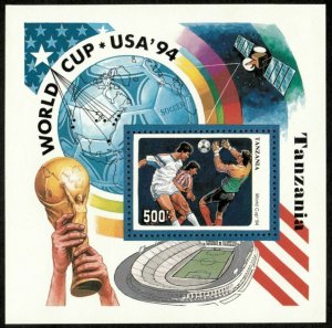 Tanzania 1994 - FIFA USA World Cup - Souvenir Sheet - Scott 1174H - MNH