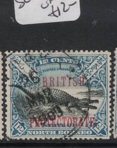 North Borneo 12c BP Crocodile SG 135 VFU (5fco)