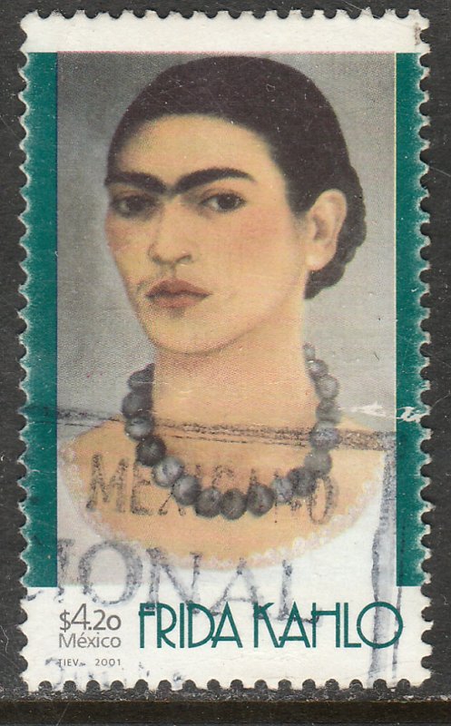 MEXICO 2228, FRIDA KAHLO, PAINTER. USED. VF. (902)