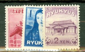 P: Ryukyus 8-13 mint CV $52.50; scan shows only a few