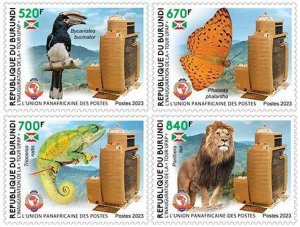 BURUNDI - 2023 - Pan African Postal Union -  Perf 4v Set - Mint Never Hinged