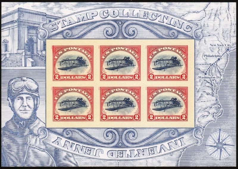 SC#4806 $2.00 Inverted Jenny Miniature Sheet of Six MNH  