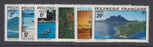 French Polynesia, Scott 278-283, MNH 