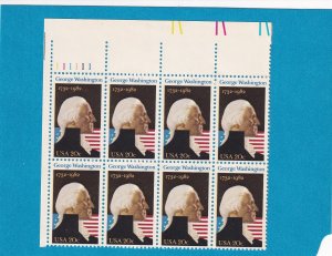 us #1952 MNH PLATE BLOCK OF 8