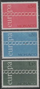 Monaco Scott # 797-99 VF MNH - Europa