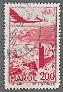 French Morocco (1948) - Scott # C38,  Used