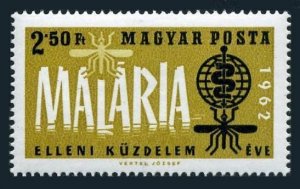 Hungary 161,1461a sheet,MNH.Mi 1842,Bl.35A. WHO drive to eradicate Malaria,1962.