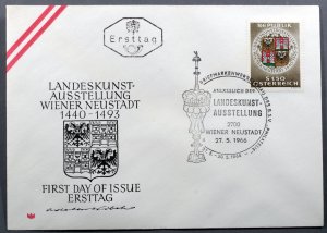 Austria #761 First Day Cover City Wiener Neustadt Arms