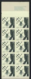 Sweden 763a Booklet MNH Windmills