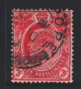 Straits Settlements Sc#130 Used - creases