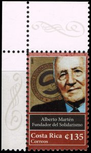 Costa Rica 627 MNH - Alberto Marten (2009)